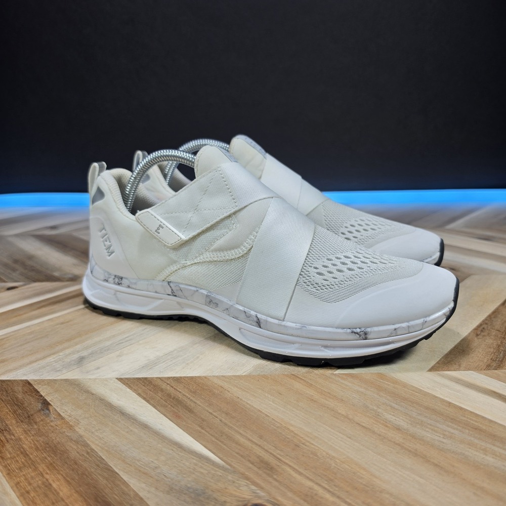 TIEM Slipstream Women's 10 White Marble Indoor Cycling SPD 100007W Sport Shoes